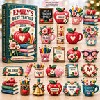 Personalized Best Teacher Ever Advent Calendar 2026