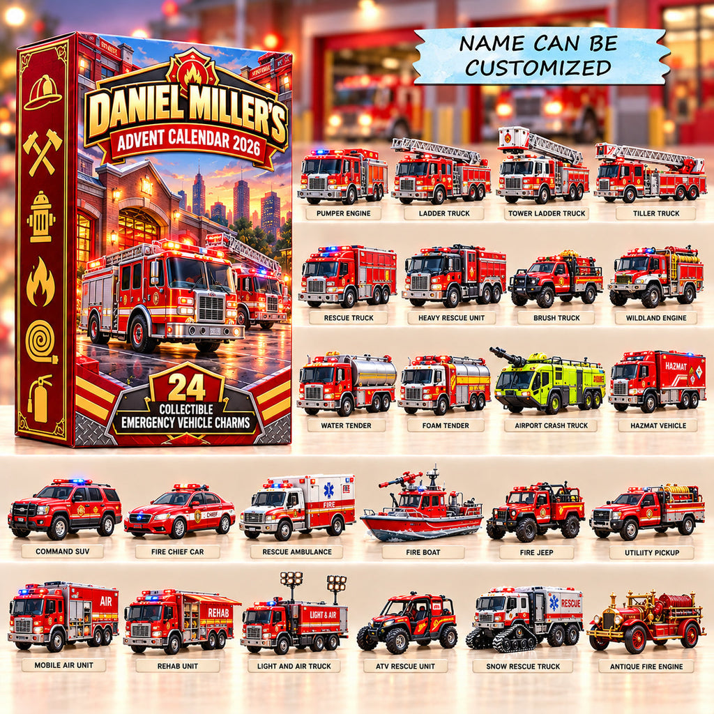 Personalized Blaze Fleet Advent Calendar 2026