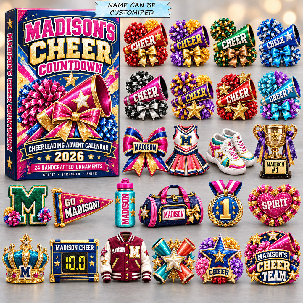 Personalized Cheer Countdown Special Advent Calendar 2026