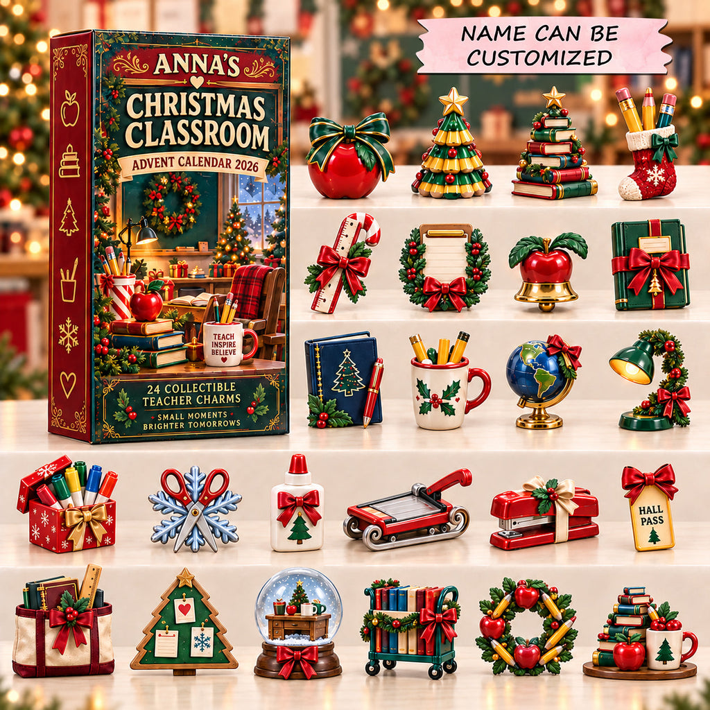 Personalized Christmas Classroom Advent Calendar 2026