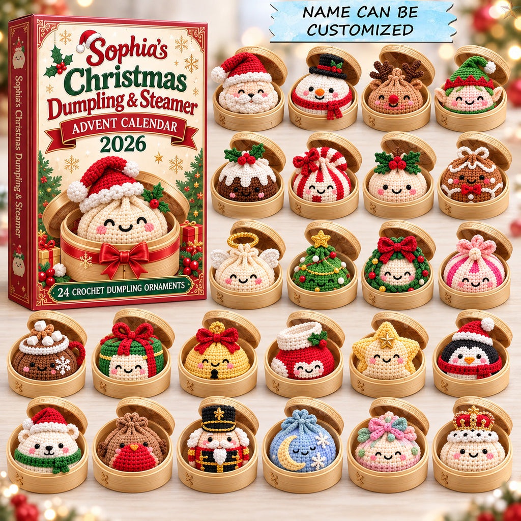 Personalized Christmas Dumpling & Steamer Advent Calendar 2026