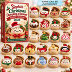 Personalized Christmas Dumpling & Steamer Advent Calendar 2026