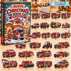 Personalized Christmas Fire Rescue Fleet Advent Calendar 2026