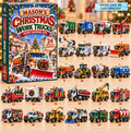 Personalized Christmas Work Trucks Advent Calendar 2026