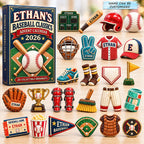 Personalized Classic Baseball Collection Advent Calendar 2026