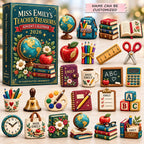 Personalized Classic Teacher Treasures Advent Calendar 2026