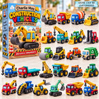 Personalized Crochet Constructive Vehicles Advent Calendar 2026