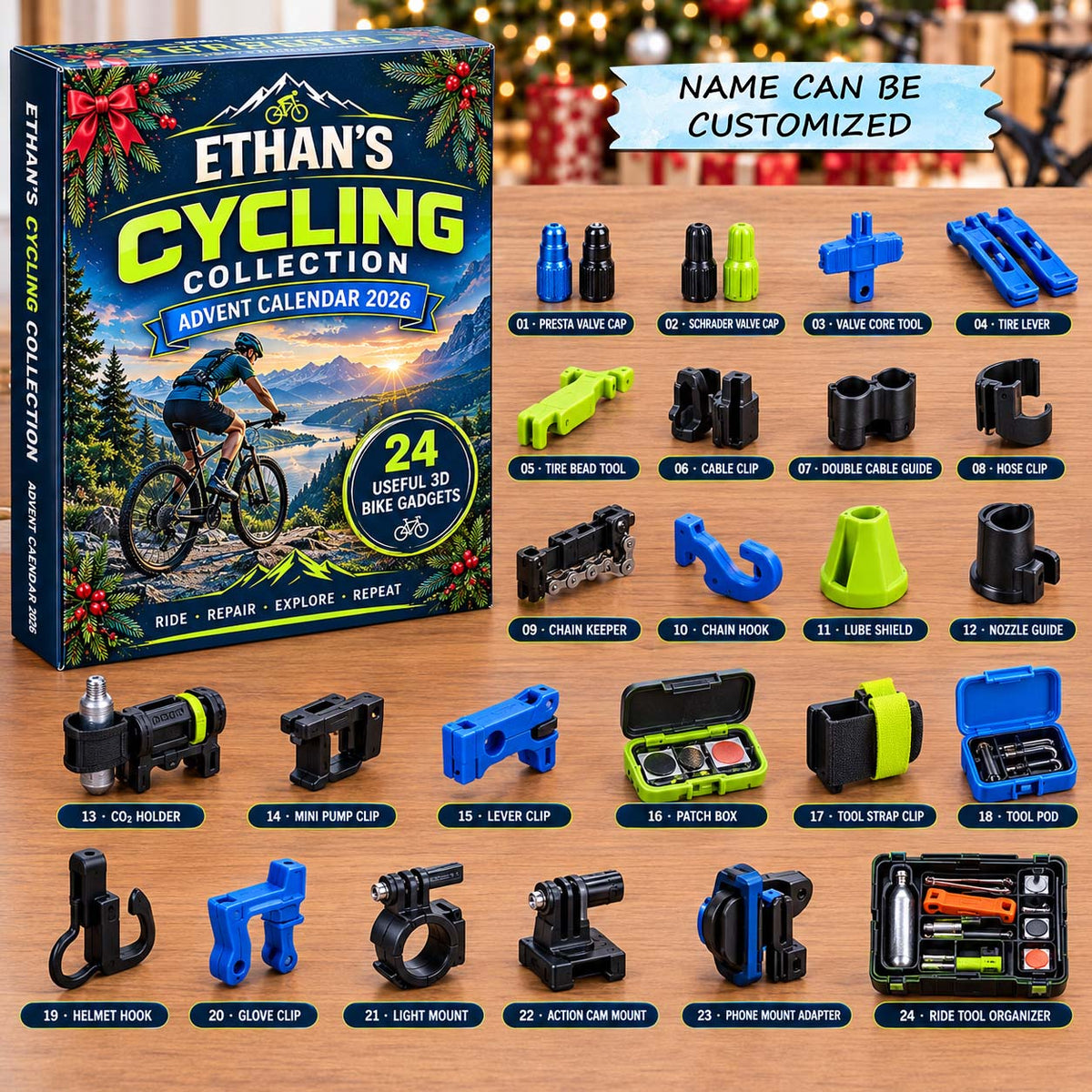 Personalized Cycling Collection Limited Edition Advent Calendar 2026