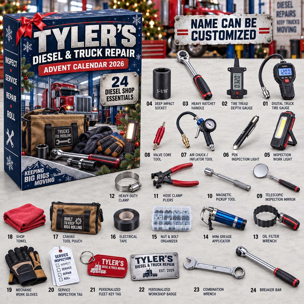 Personalized Diesel And Truck Repair Advent Calendar 2026