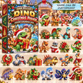 Personalized Dino Christmas Parade Advent Calendar 2026