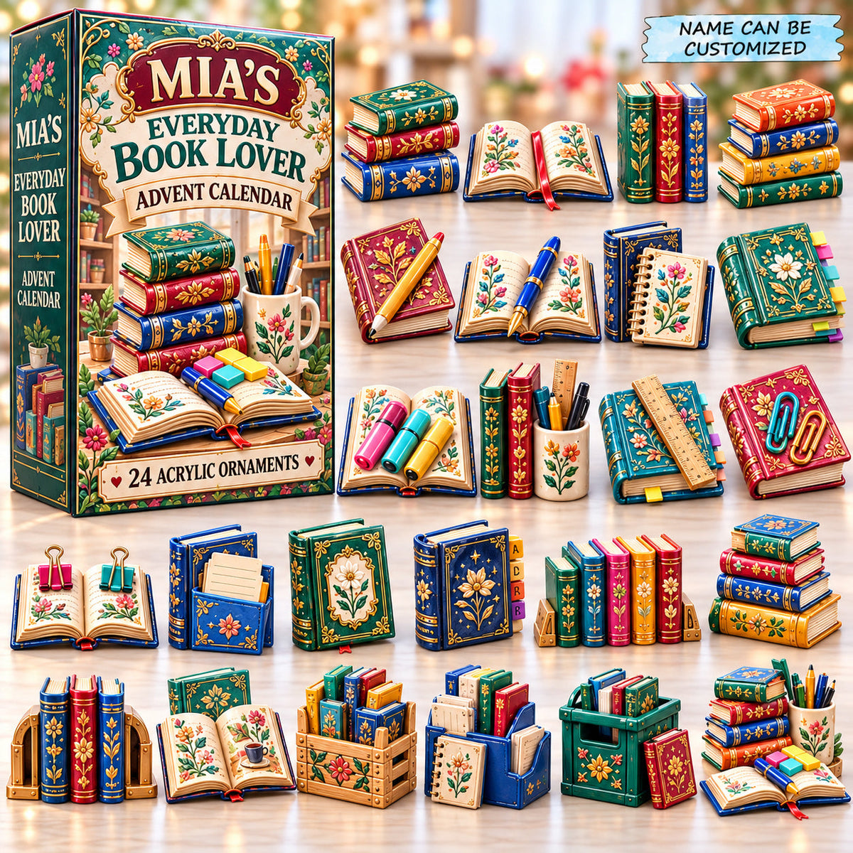 Personalized Everyday Book Lover Advent Calendar 2026