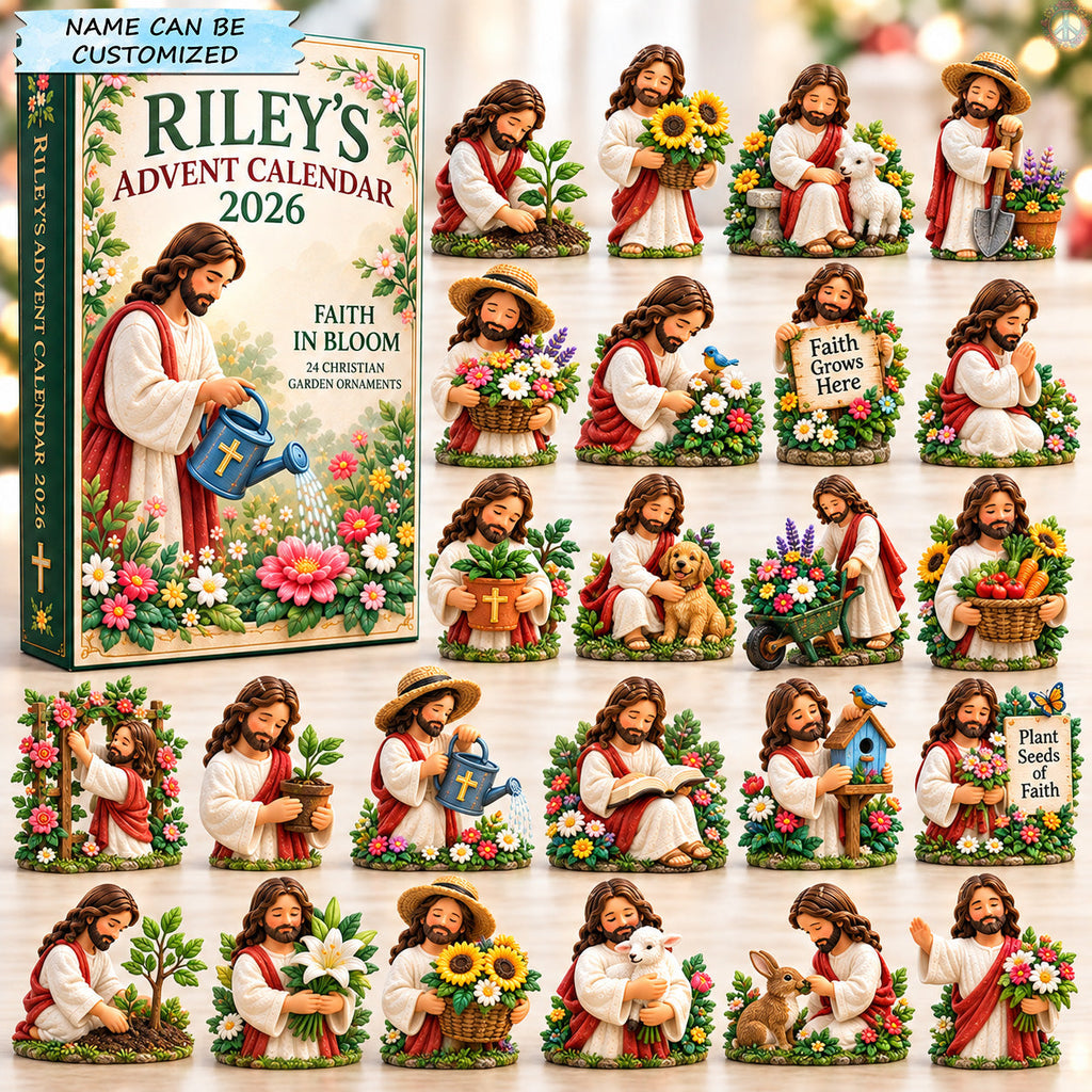Personalized Faith In Bloom Advent Calendar 2026