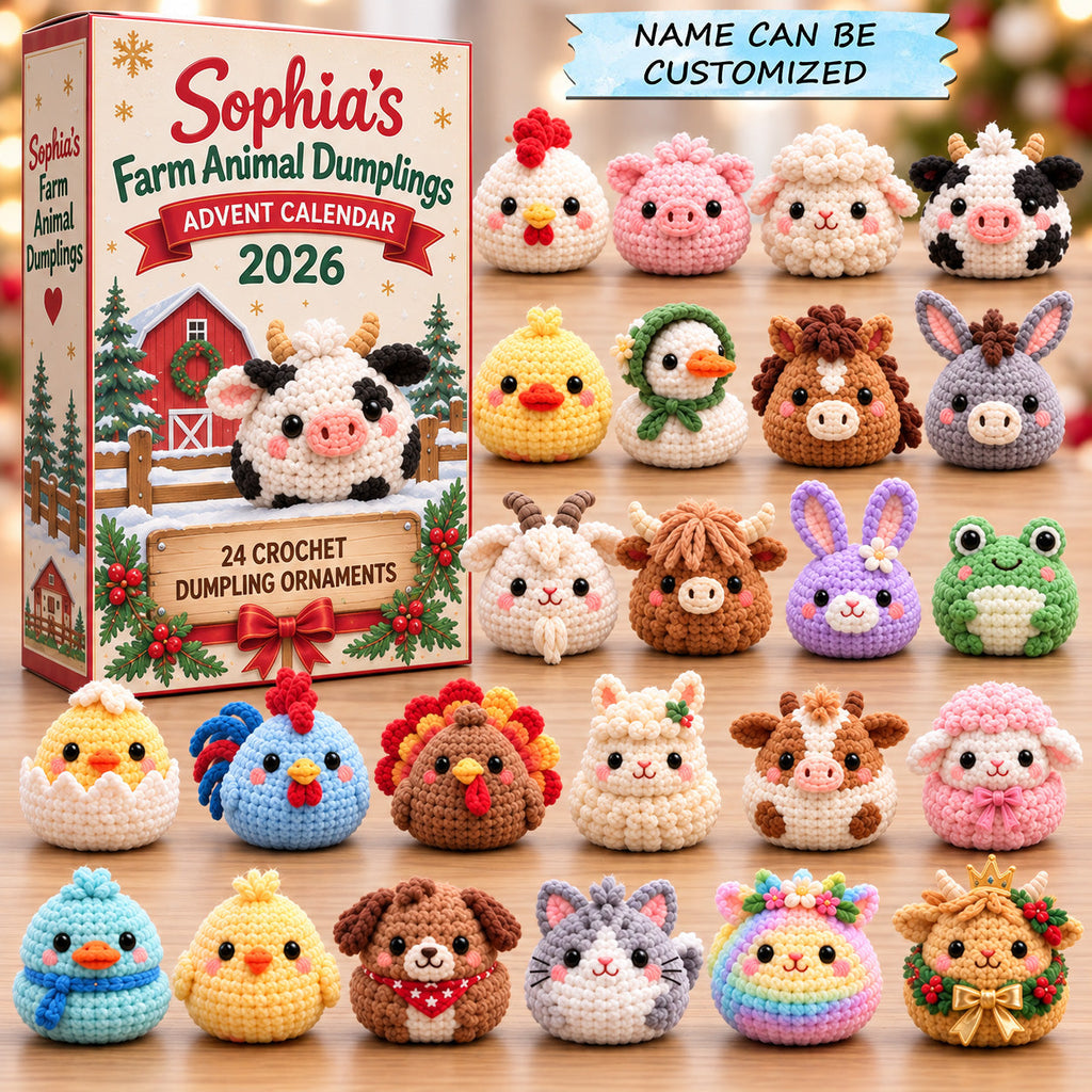 Personalized Farm Animal Friends Advent Calendar 2026