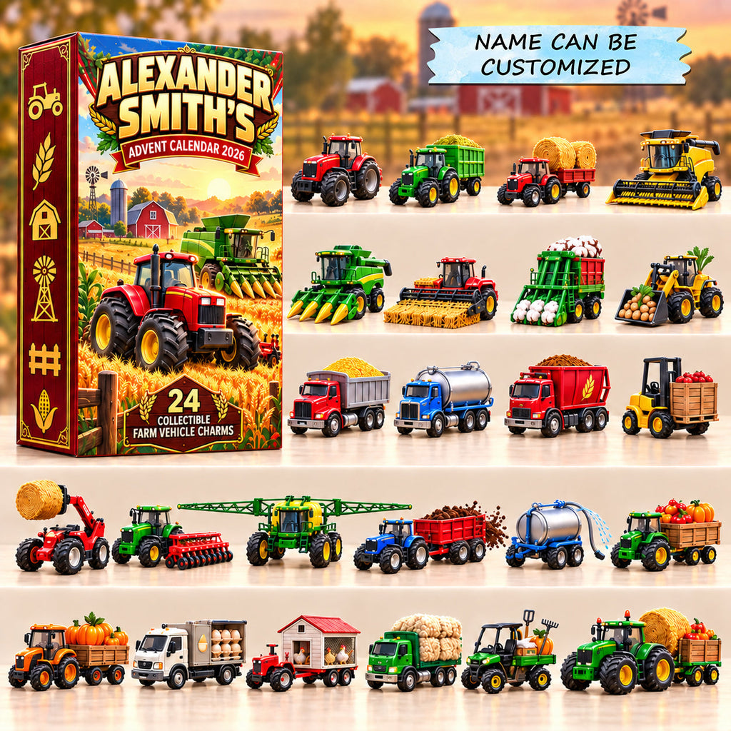 Personalized Farm Life Vehicle Advent Calendar 2026
