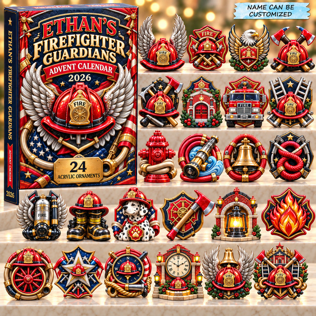 Personalized Firefighter Guardians Advent Calendar 2026