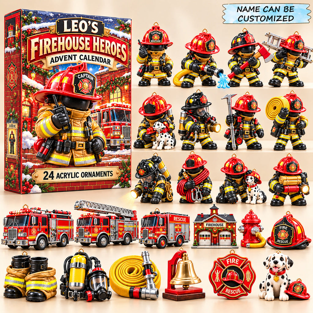 Personalized Firehouse Heroes Advent Calendar 2026