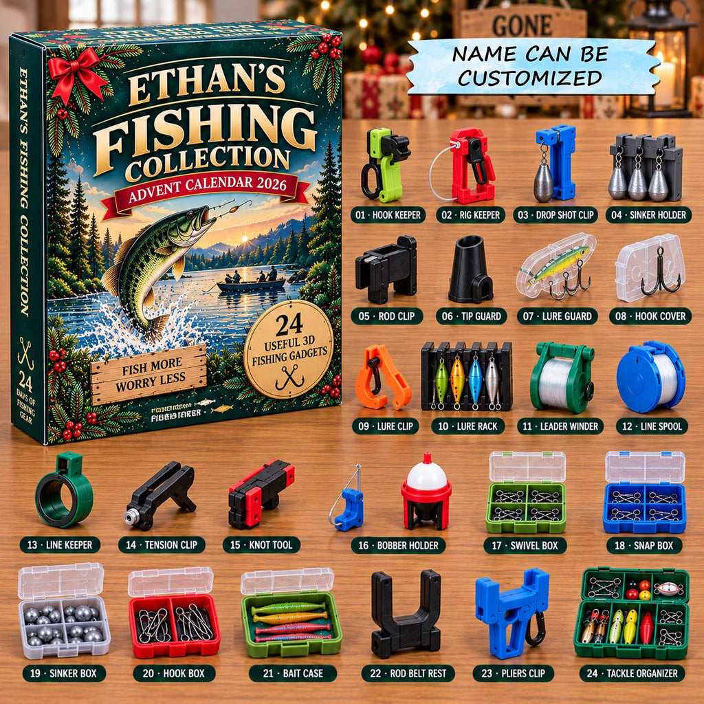 Personalized Fishing Collection Limited Edition Advent Calendar 2026