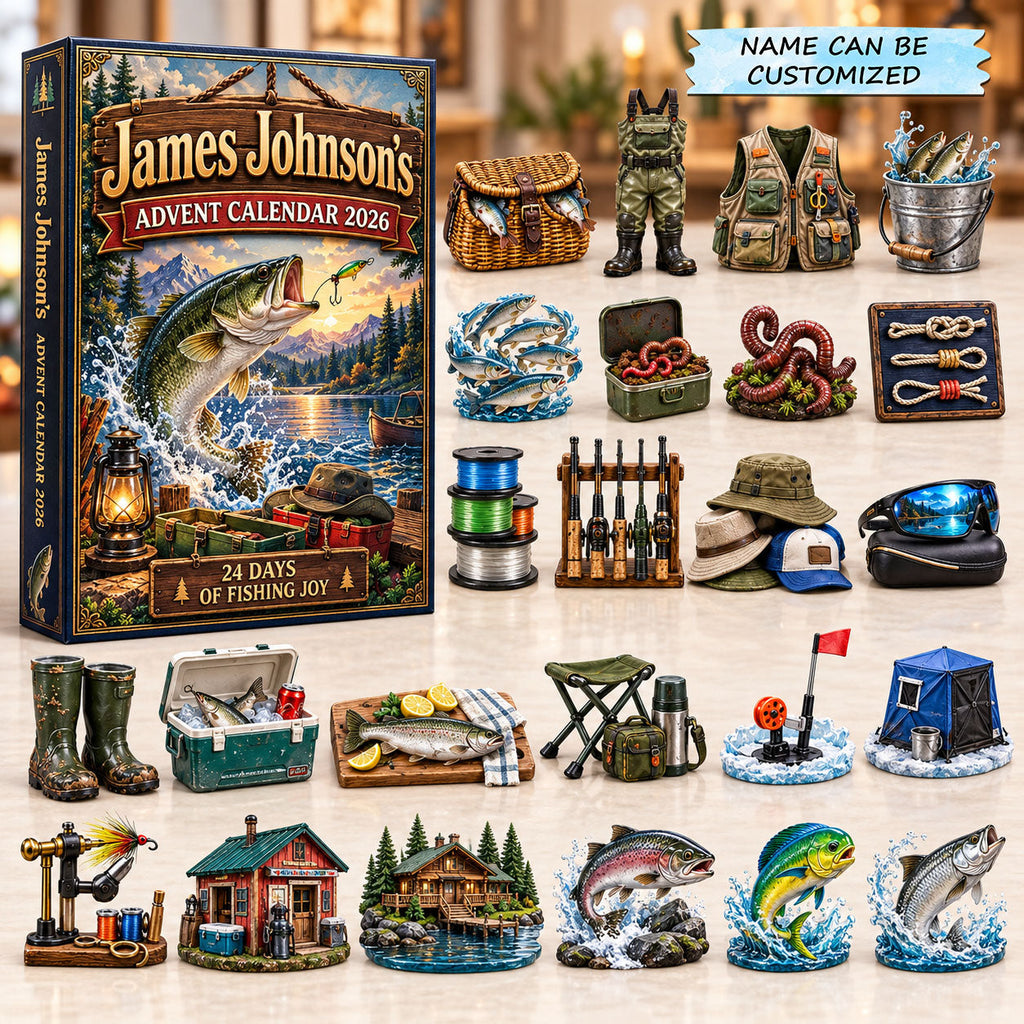 Personalized Fishing Joy Advent Calendar 2026