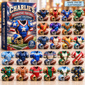 Personalized Football Jersey Advent Calendar 2026