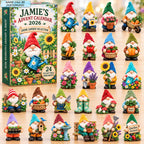 Personalized Gnome Garden Life Advent Calendar 2026