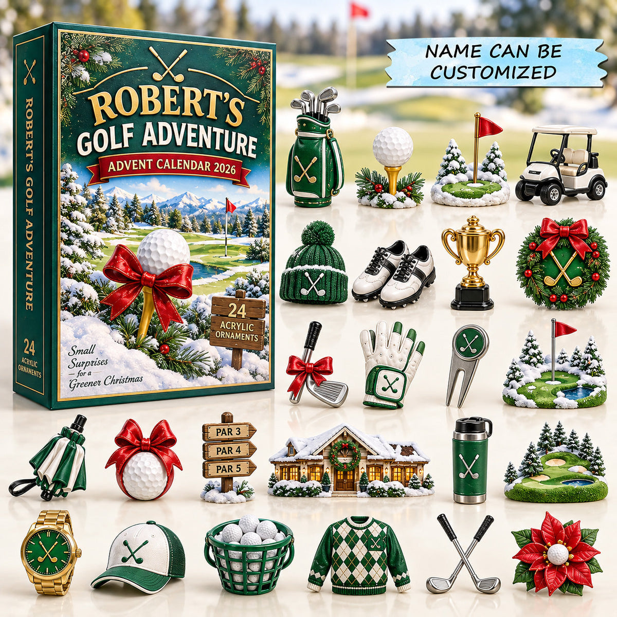 Personalized Golf Adventure Limited Edition Advent Calendar 2026