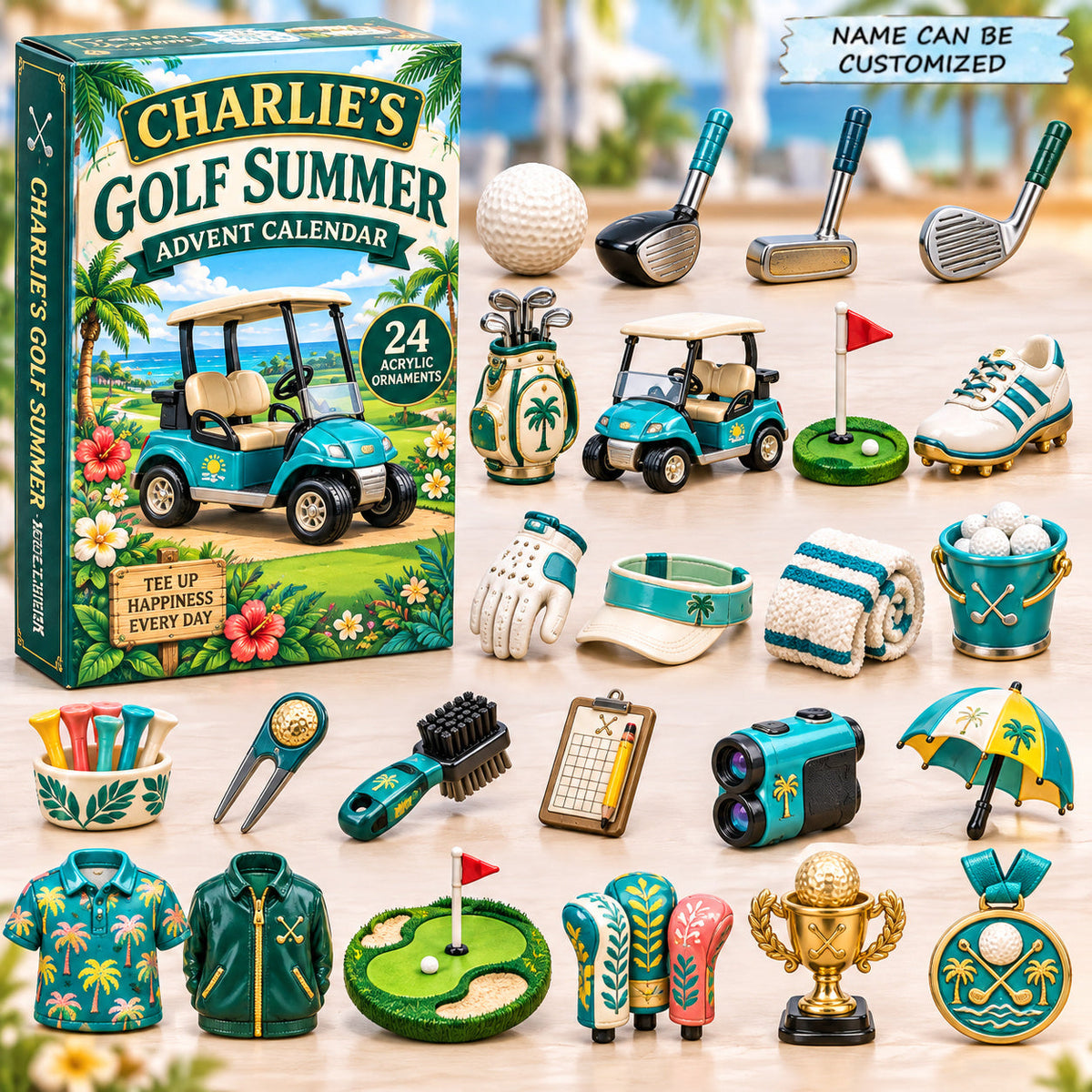 Personalized Golf Summer Special Advent Calendar 2026