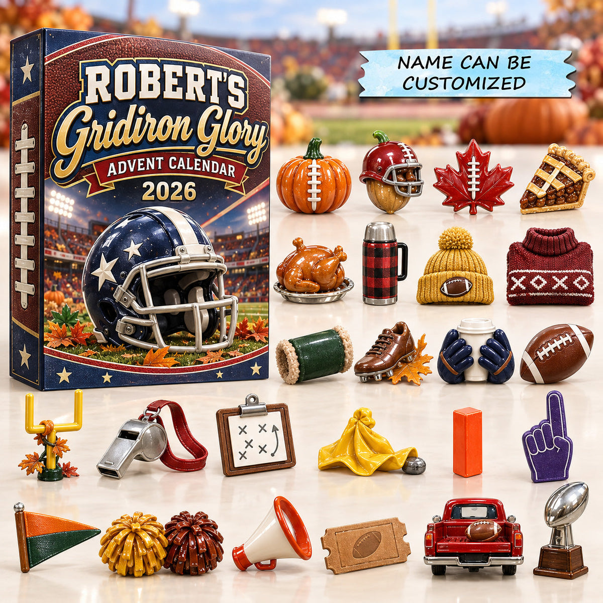 Personalized Gridiron Glory Limited Edition Advent Calendar 2026