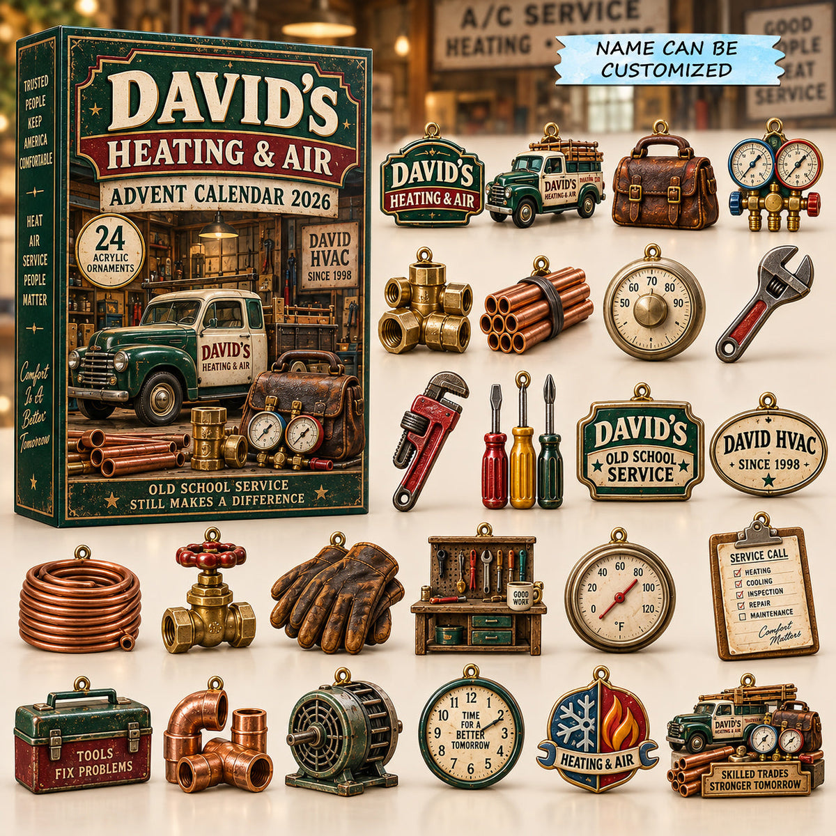 Personalized Heating & Air Advent Calendar 2026