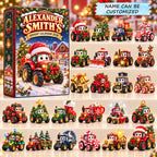 Personalized Jolly Tractor Advent Calendar 2026