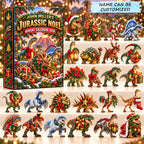 Personalized Jurassic Noel Advent Calendar 2026