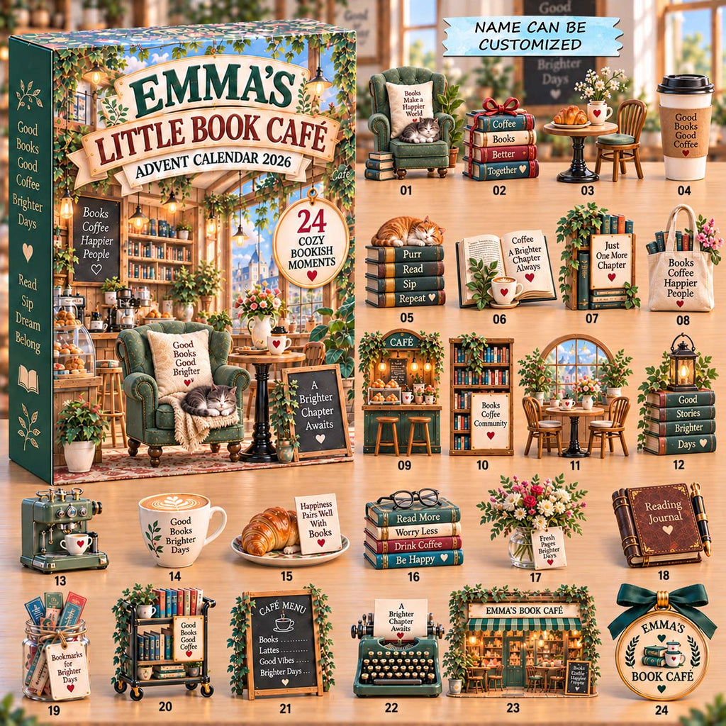 Personalized Little Book Cafe Advent Calendar 2026