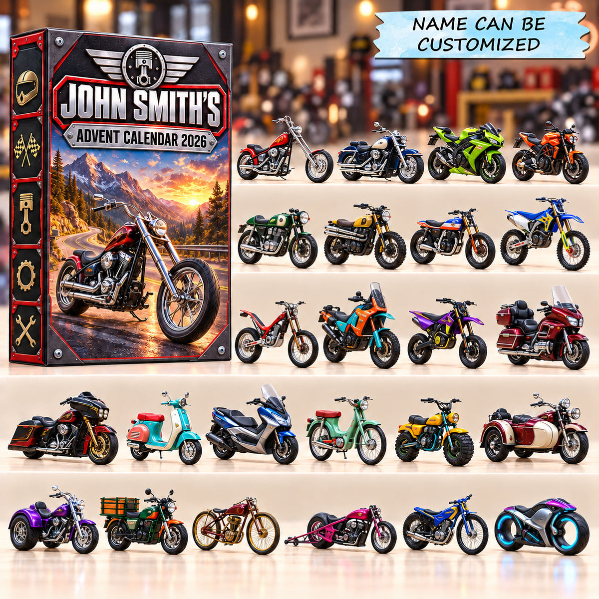 Personalized Moto Legends Special Advent Calendar 2026