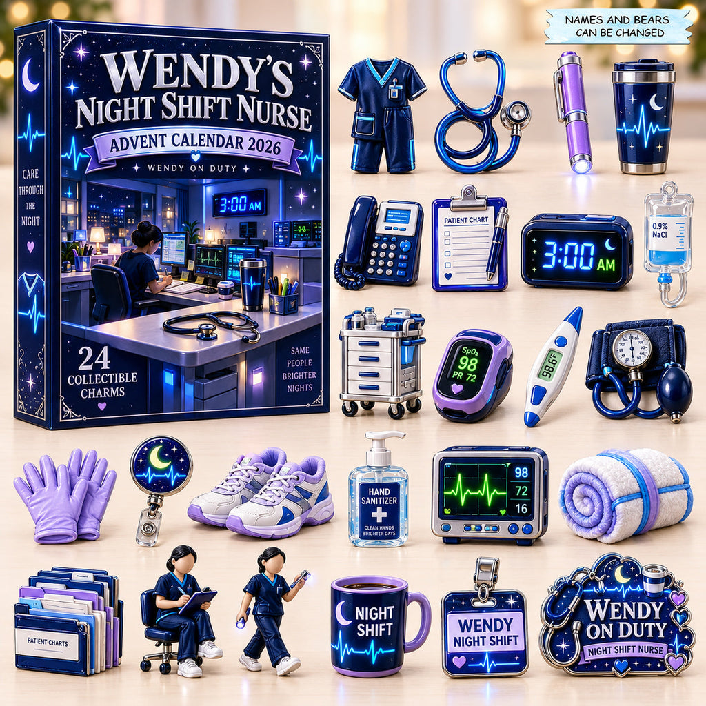 Personalized Night Shift Nurse Advent Calendar 2026