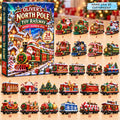 Personalized North Pole Toy Railway Advent Calendar 2026