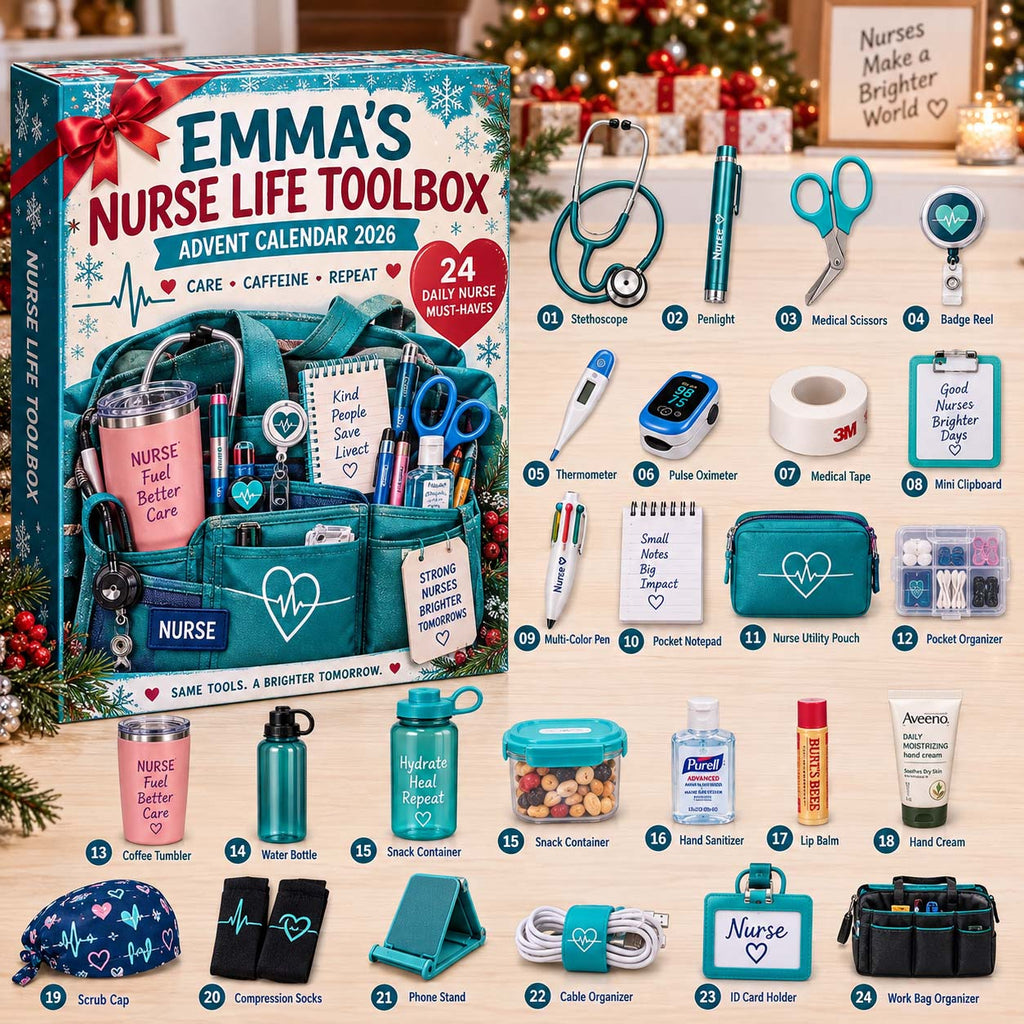 Personalized Nurse Life Toolbox Advent Calendar 2026