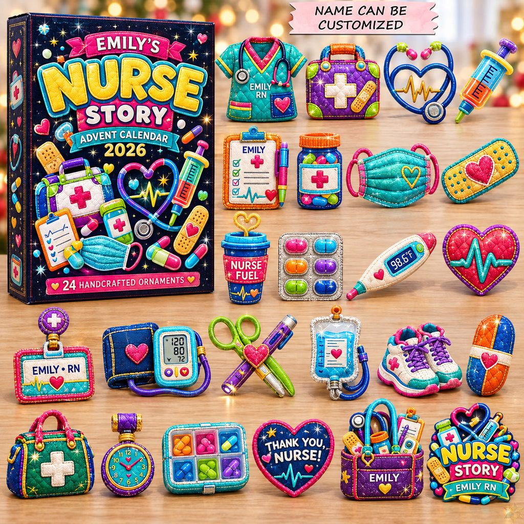 Personalized Nurse Story Limited Edition Advent Calendar 2026
