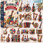 Personalized Patchwork Musical Instruments Advent Calendar 2026