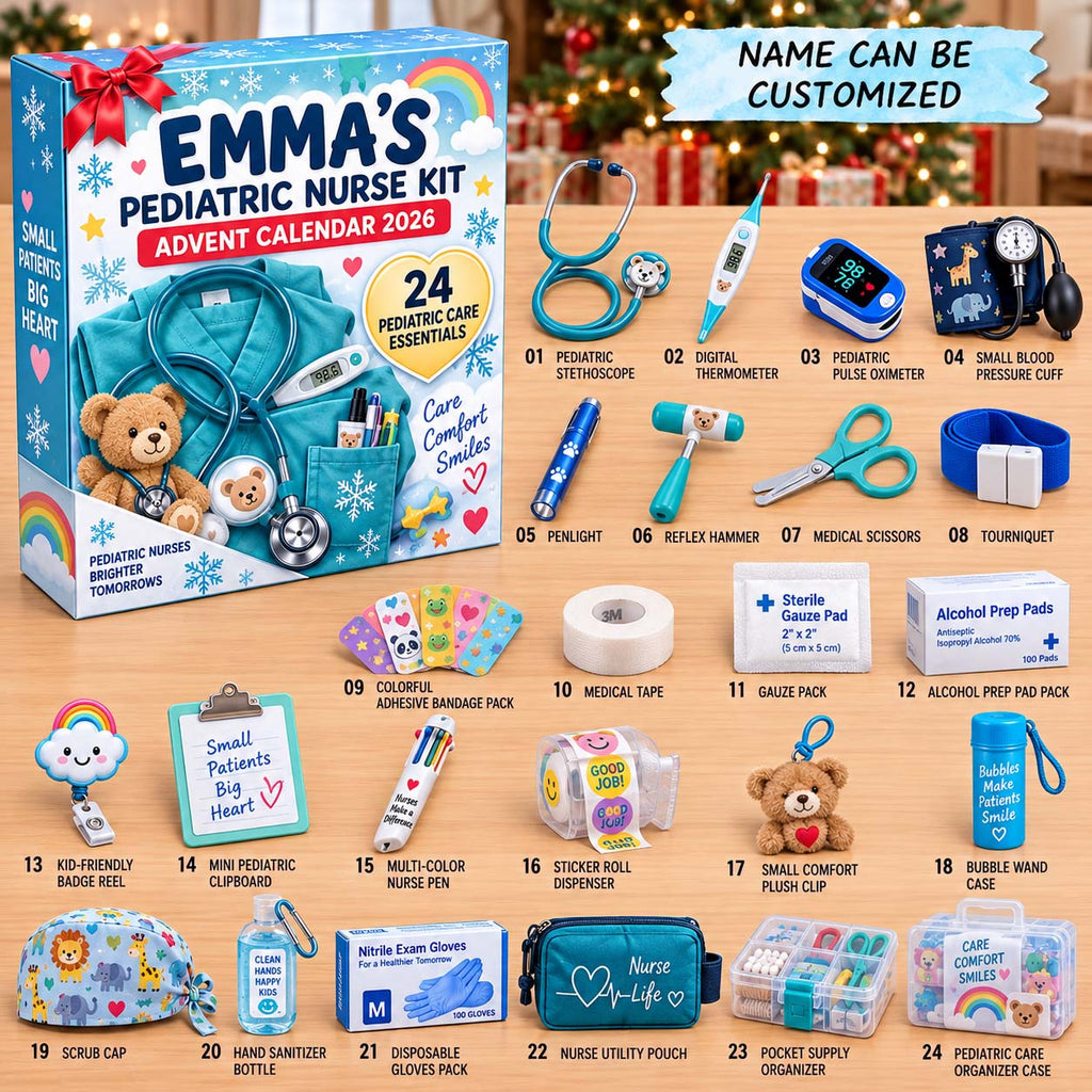 Personalized Pediatric Nurse Kit Advent Calendar 2026
