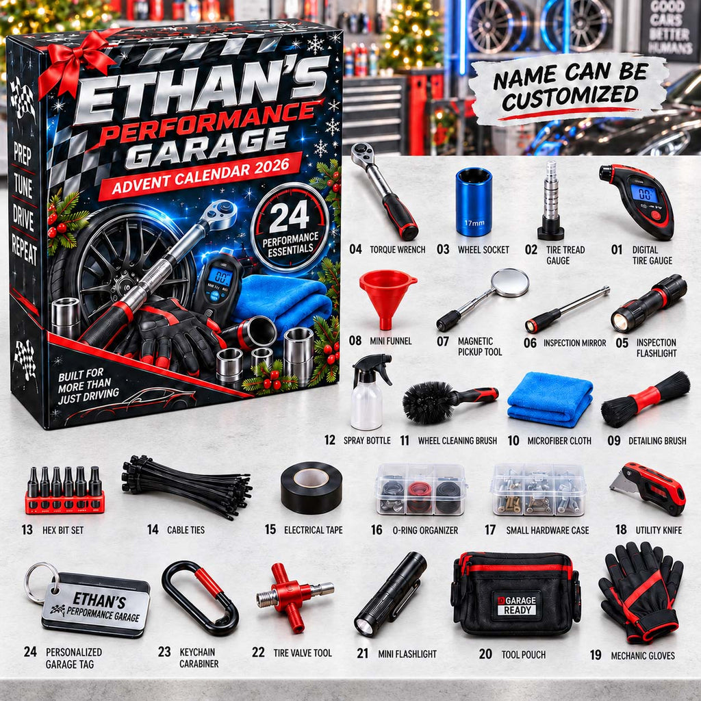 Personalized Performance Garage Advent Calendar 2026