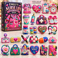 Personalized Pink Nurse Life Advent Calendar 2026