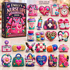 Personalized Pink Nurse Life Advent Calendar 2026
