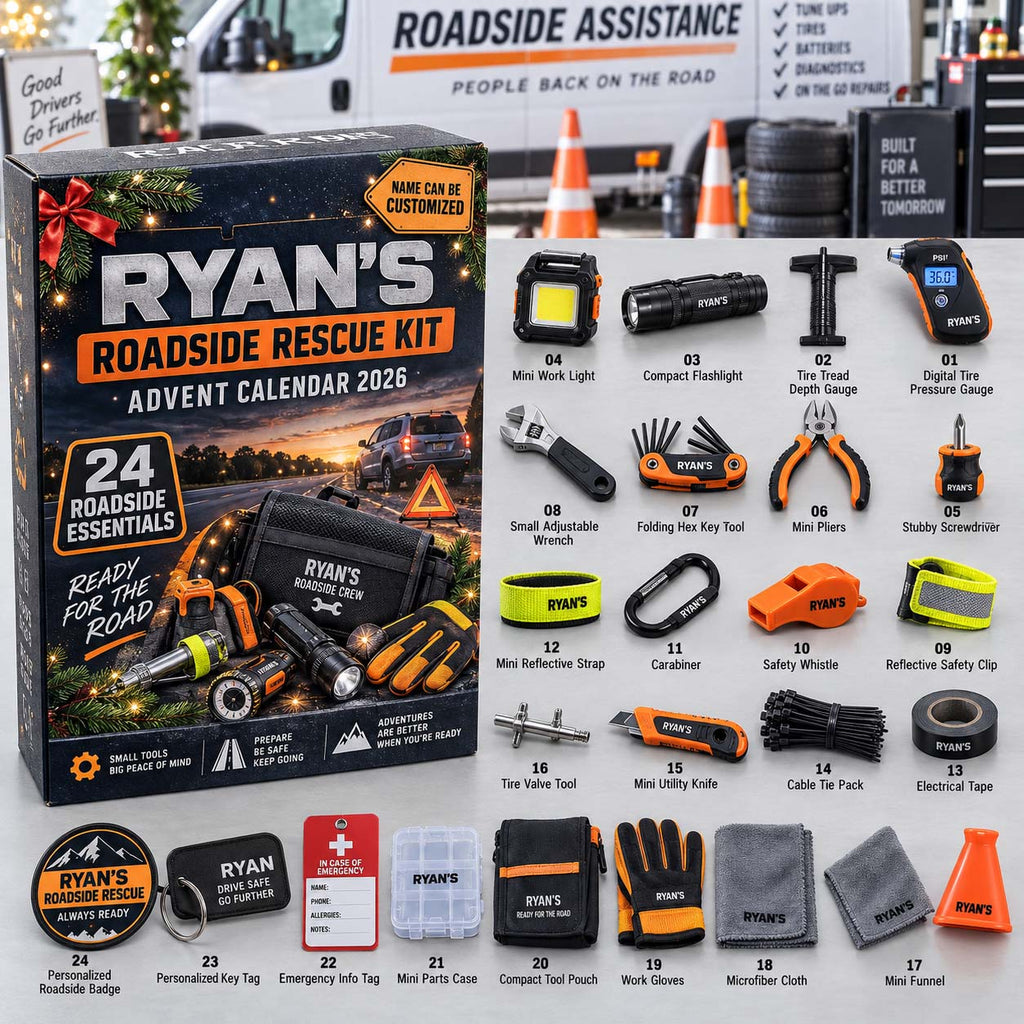 Personalized Roadside Rescue Kit Advent Calendar 2026