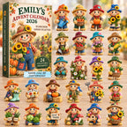 Personalized Scarecrow Garden Harvest Advent Calendar 2026