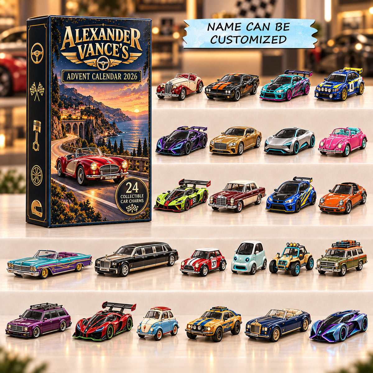 Personalized Speed Icons Limited Edition Advent Calendar 2026