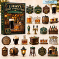 Personalized Stout & Whiskey Pub Advent Calendar 2026