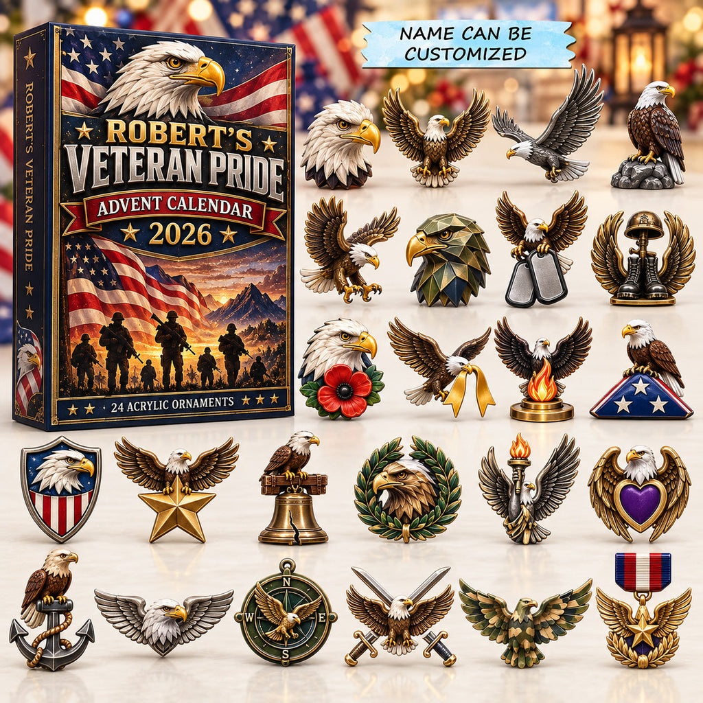 Personalized Veteran Pride Limited Edition Advent Calendar 2026