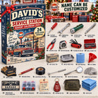 Personalized Vintage Service Station Limited Edition Advent Calendar 2026