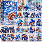 Personalized Winter American Football Advent Calendar 2026
