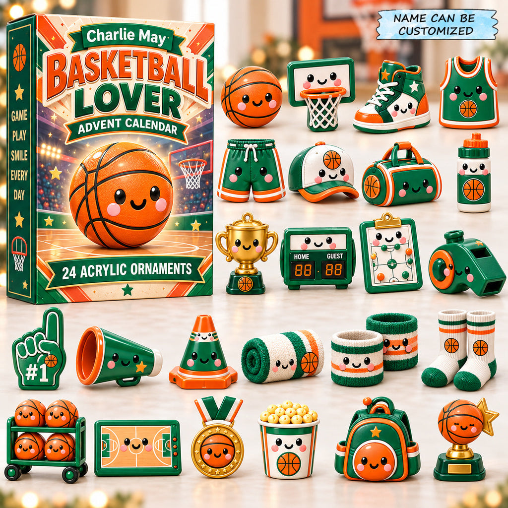 Personalized Basketball Lovers Special Advent Calendar 2026