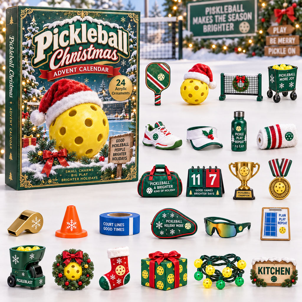 Pickleball Christmas 24 Days Festive Countdown Advent Calendar 2026
